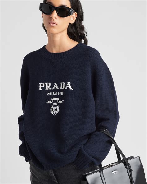 cashmere prada sweater|prada sweater.